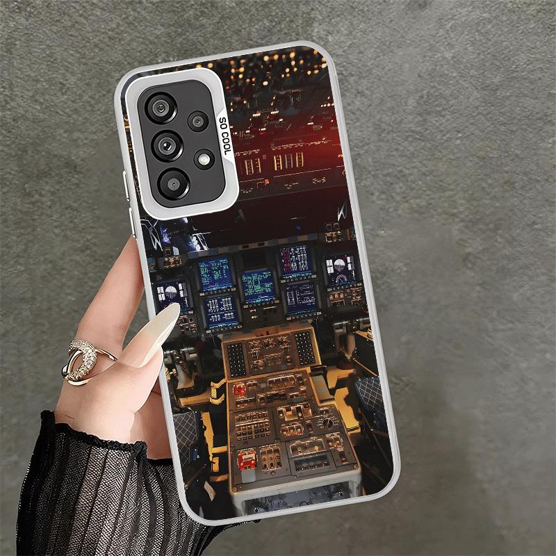 

Aviation Aeroplane Pilot Cockpit Soft Phone Case for Samsung A17 A16 A15 A14 A13 A57 A56 A55 A54 A53 A37 A36 A35 A34 A33 A26 A25 Samsung A22