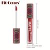 6 Farben Wasserdichter flüssiger Lippenstift, matt, samtig, Ton-Textur, Lipgloss, Bohemian-Stil, Erdbraun, langanhaltendes Antihaft-Cup-Makeup
