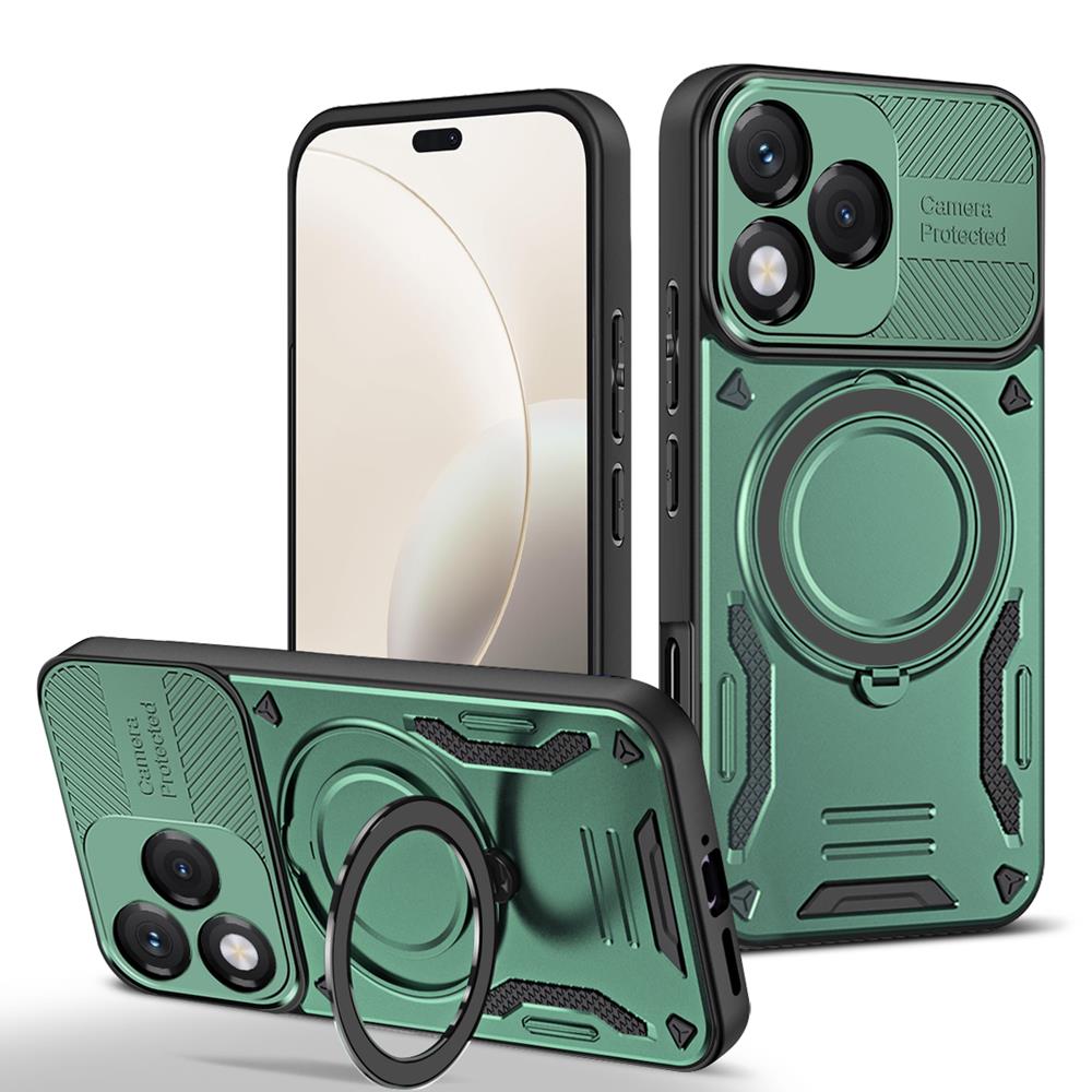 

Luxury Armor Magnetic Phone Case For Honor X60 Pro X9C X9d X7 X7d 400 Smart Lite Ring Bracket Bumper Protection Cover Shockproof Honor 400 Smart 4G