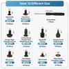 400PCS Computer Screws Assortment Kit with Screwdriver Motherboard Standoffs Screws for Universal Motherboard, HDD, SSD, Hard Drive,Fan, Power