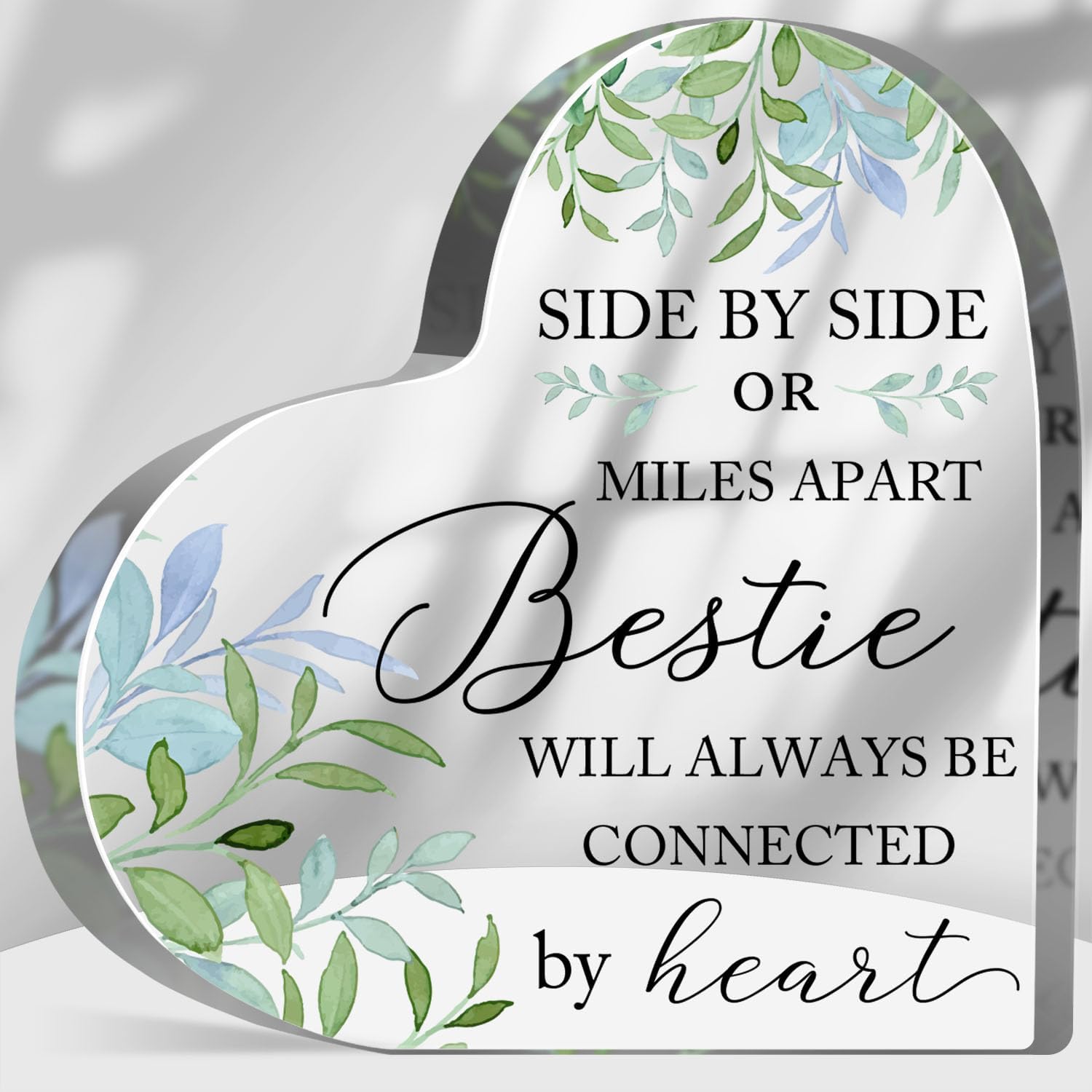 Подарки для двоюродного брата/сестры: рядом или далеко друг от друга, двоюродные братья/сестры всегда связаны сердцем. Акриловый сувенир. Подарок на день рождения для двоюродного брата/сестры. Лучшие подарки для двоюродных сестер/братьев. Bestie