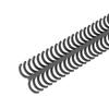 10Pcs Binding Coils 34 Holes Polypropylene Wear Resistant Binding Spines for Stationery