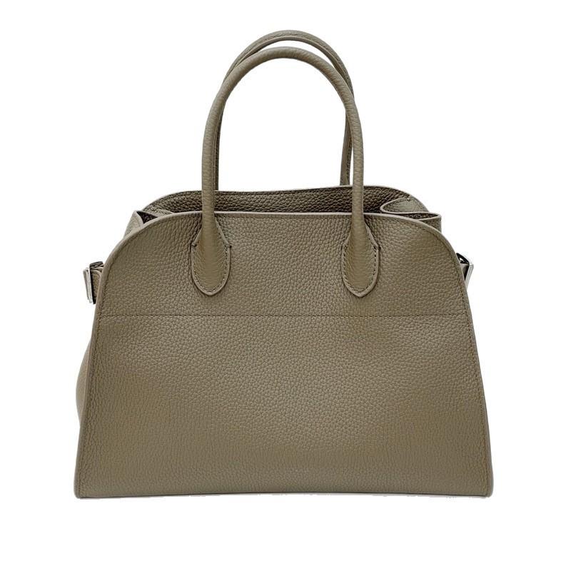 10 Inch Genuine Leather Tote Bag Women Top Grain Crossbody Handbag Daily Use