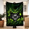 Borussia Mönchengladbach Print Decke - Weich & Bequem, für Schlafzimmer, Reisen, Sofa, Heimdekoration - Geburtstags-Weihnachtsgeschenk für Freund