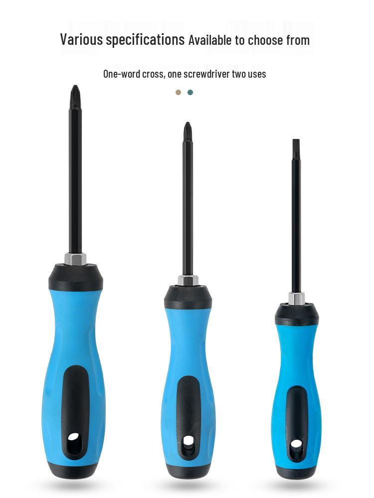 Dual-Head Magnetic Screwdriver Set: Super Hard Philips/Slotted Multifunctional Tool for Disassembly and Repair