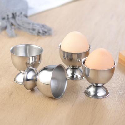 40ml Egg Cup Eco-friendly Rust-proof Stainless Steel Boiled Egg Container Cup for Bar
