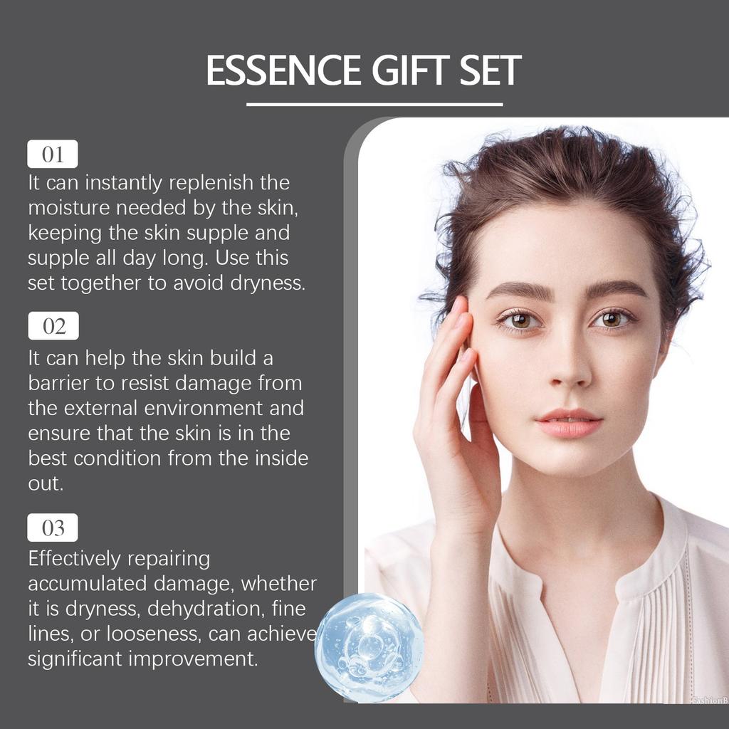 Essence Gift Set 5 Face Moisturizing Hydrating Daily Repair Essence Gift Set