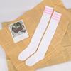 Long Socks With Three Stripes And Over The Knee College Style Performance Dance Women's Pressure Cotton Stocking