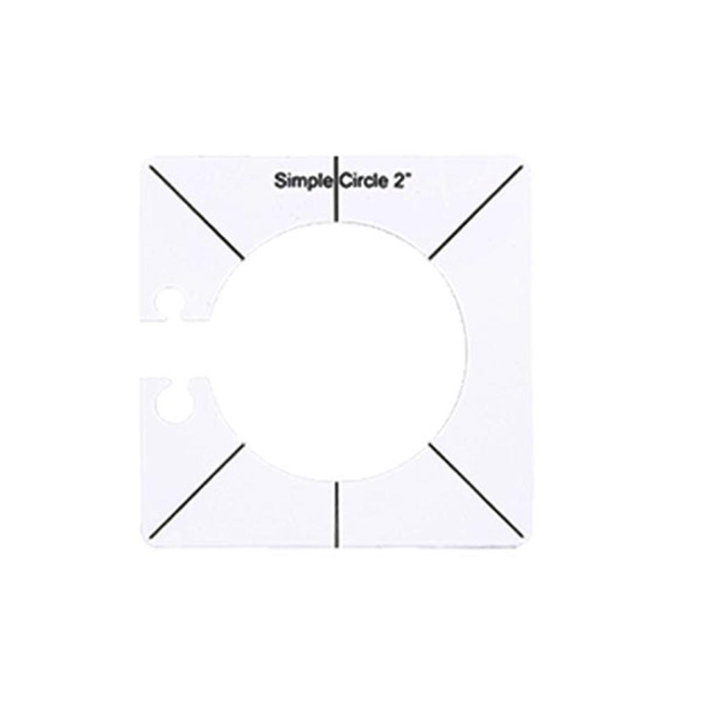 Pack of 6 DIY Creative Quilting Templates Transparent Convenient Exquisite Ergonomic Grip Sewing Accessories Quilting Supplies
