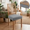 Solid Color Chair Seat Cover Removable Anti-dirty Chair Slipcover Elastic Seat Protectors  Holiday