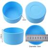 17 Farben 8,0 cm Silikon Tassenboden Schutzhülle Tassenhalter 80 mm Tassenboden Schutzhülle Anti-Rutsch Tassenboden Abdeckung