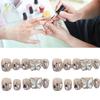 High-quality Handmade Nail Stickers With Sparkling Gemstones For Ladies