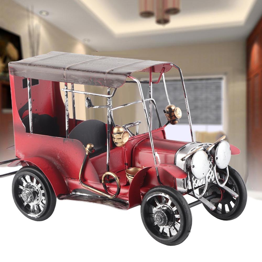 Miniature Classic Car Model Iron Car Desktop Decor Miniature Car Model Living Room Decor