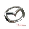 for  Plastic Car Front Trunk Emblem Mazda CX-5 CX5 Steering Wheel Badge 3D Body Replaced Sticker Rear Tail Refitting Decoration k2