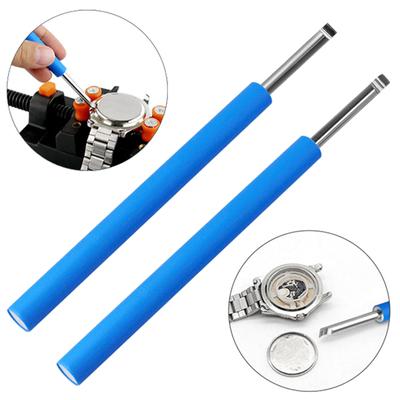 Uhrenbatterie-Austauschset, Uhrenreparatur-Hebelwerkzeug, Uhrengehäuseöffner, Uhrenrückseitenentfernerhalter, 2er-Pack