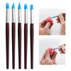 5 Adet/Set Silikon Kil Şekillendirme Aletleri Fırça ile Modelleme Noktalama Nail Art Çömlek Killeri Aleti Kendin Yap Oyma Seramik Heykel