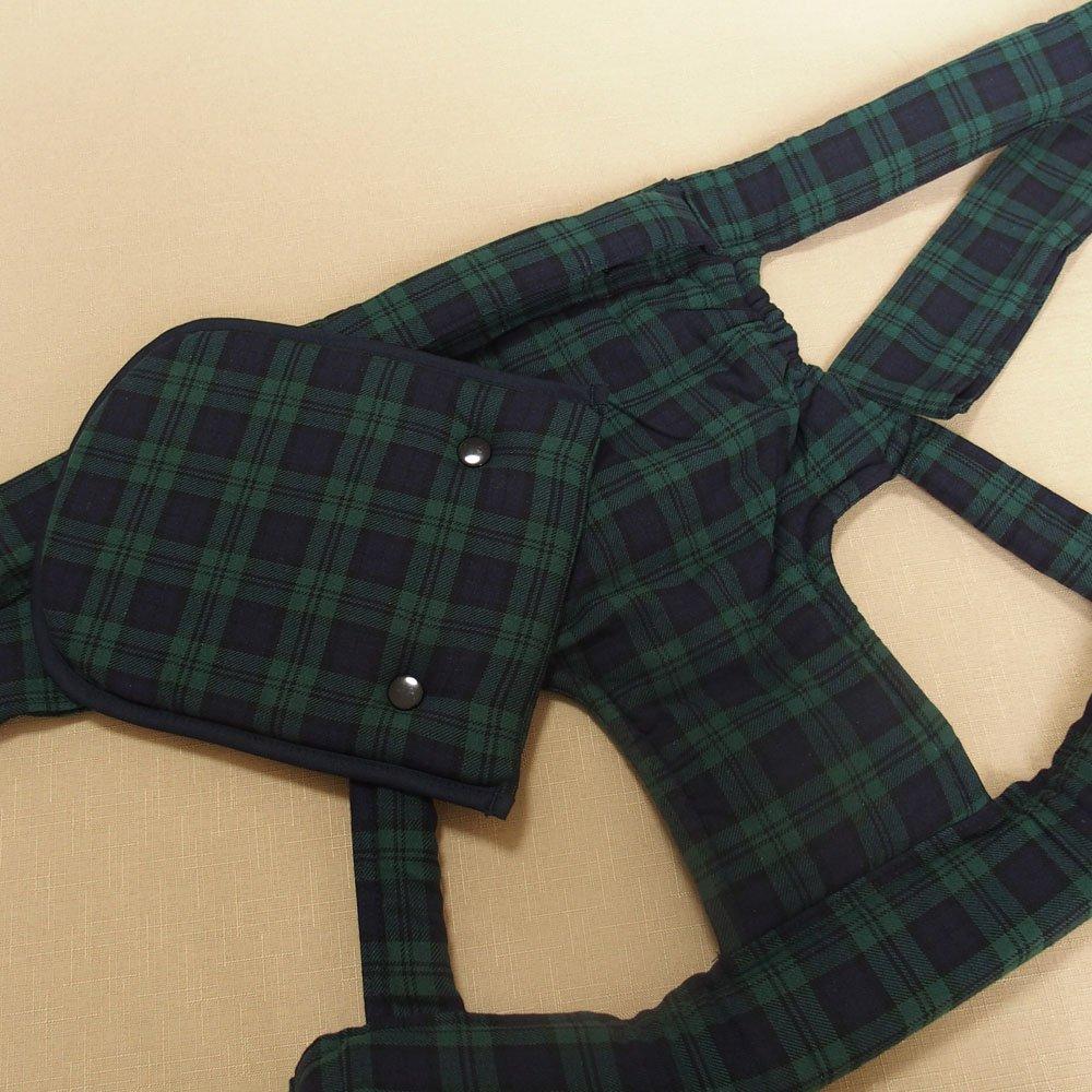 Traditional baby carrier made in Japan Black Watch