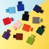 Creative PU Leather Self-Adhesive Pen Clip & Elastic Band Holder for Notebooks and Tablets