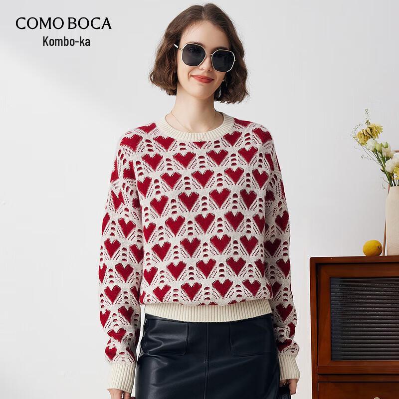 

Komon Boka Women s Round Neck Cashmere Sweater L