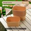 Disposable Kraft Paper Meal Boxes