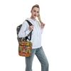 Ethnic Totems Of Indians Tiki Insulated Lunch Bag for Women Office Cooler Thermal Food Box Tote Leakproof Lunch Boxes Container