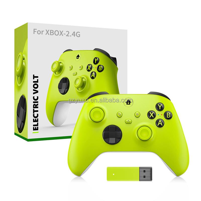 YUXU USB Wireless 2.4GHz Game Controller with Ergonomic Design and Dual Vibration for PC for One/S/X Android TV Box