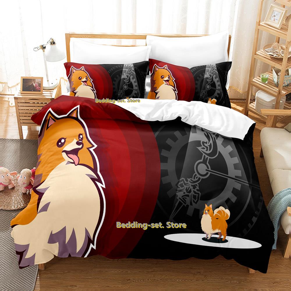 Game Ghost Trick Bedding Set Single Twin Full Queen King Size Bed Set Adult Kid Bedroom Duvetcover Sets Personality Anime Bed