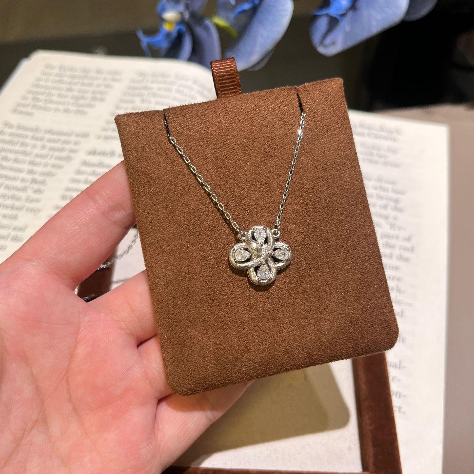 Средневековое Винтажное Кольцо-Петля со Змеей и Четырехлистником, Ретро, Премиальное Шлифованное Серебро 925 пробы, Браслет, Ожерелье