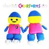 Super Soft Charlie's Colorforms City Plush Doll Toy For Kids Xmas Gift Home Decor