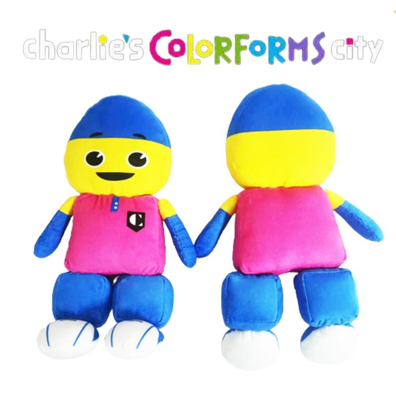 Super Soft Charlie's Colorforms City Plush Doll Toy For Kids Xmas Gift Home Decor