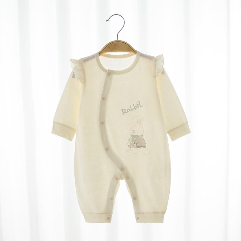 

Летний тонкий хлопковый комбинезон для младенца Qiaojiao Duck 59cm