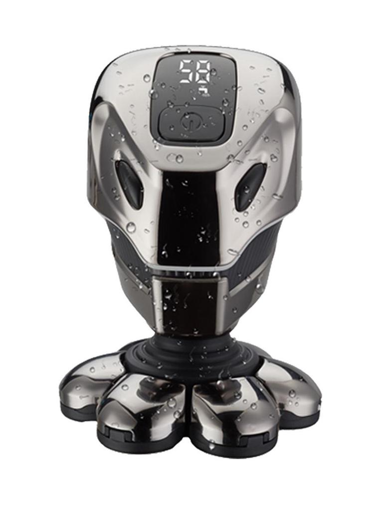 Aparat de ras electric 7D multifuncțional, lavabil, cu șapte capete