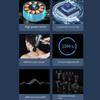 Muscle-Relaxing Tool Impact Body Massager1800mAh8Head Massage16800Turn/Minutes6Gear Adjustment3500Times/Minutes