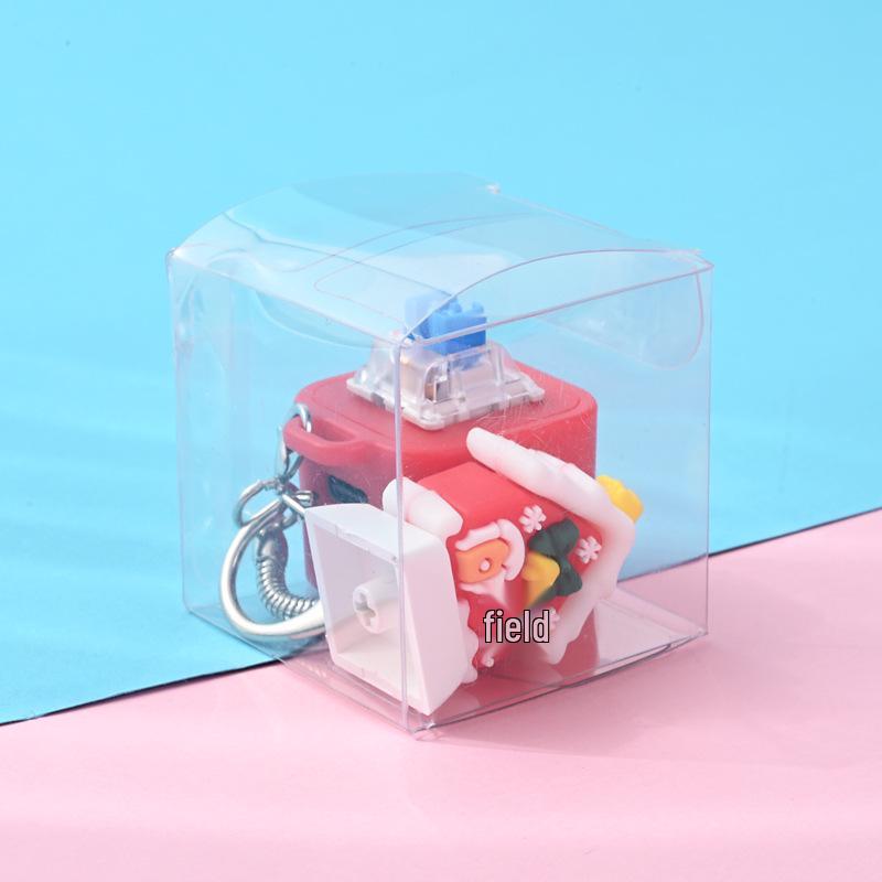 Cross-Border Charging Christmas Keyboard & Sound Emitting Keychain