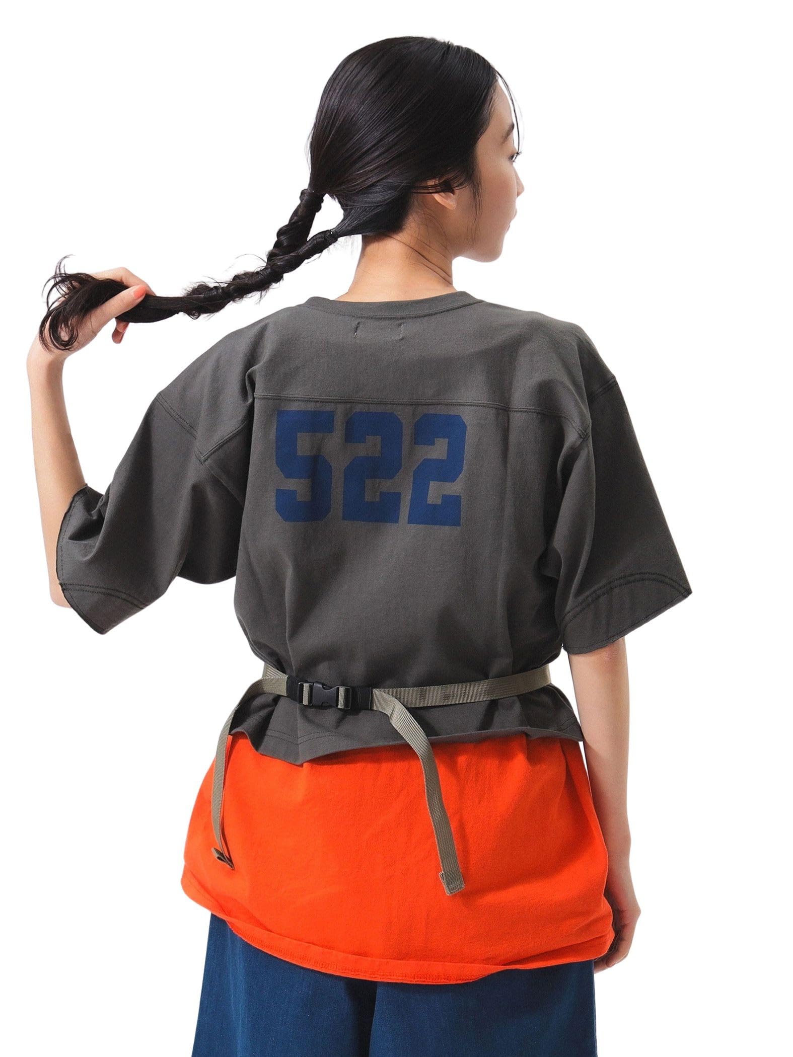 

BEAMS BOY ФУТБОЛКА Принт с нумерацией Короткий рукав Один размер Женская S/S Угольный.G