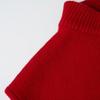Women's Northern Deer French Old Money Style 100% Wool Thick Knit Stand-up Collar Vest Cardigan