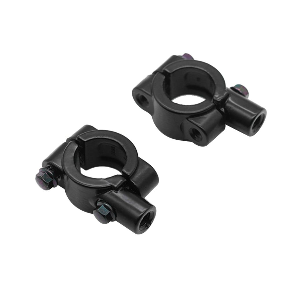 Handlebar Mirror Mount Clamp Aluminum Handlebar Rearview Side Mirrors Adapter Holder Clamp Universal for Bicycle