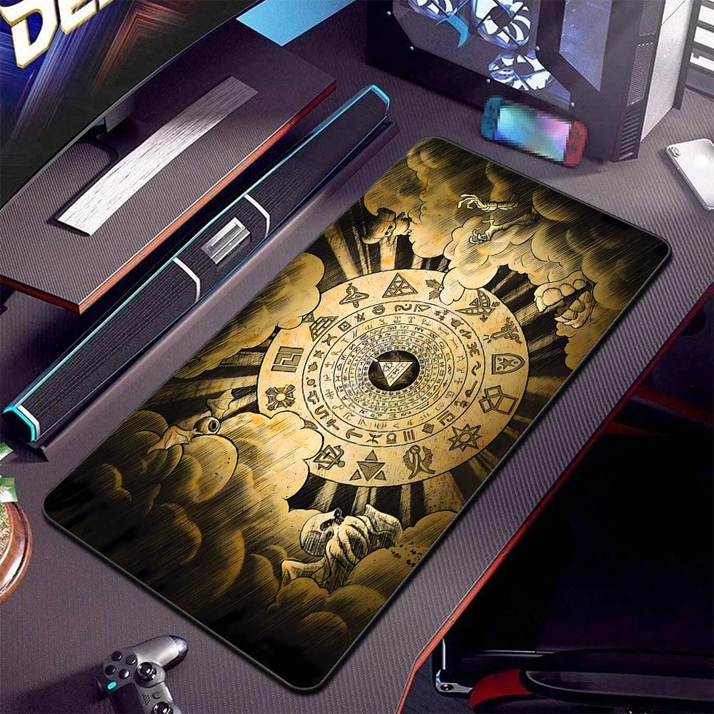 XXL Padding Desk Protector Long Mousepad Bill Cipher Anime Mouse Pad Gravity Fall Mouse Pads Company Table Pads Carpet Desk Mat