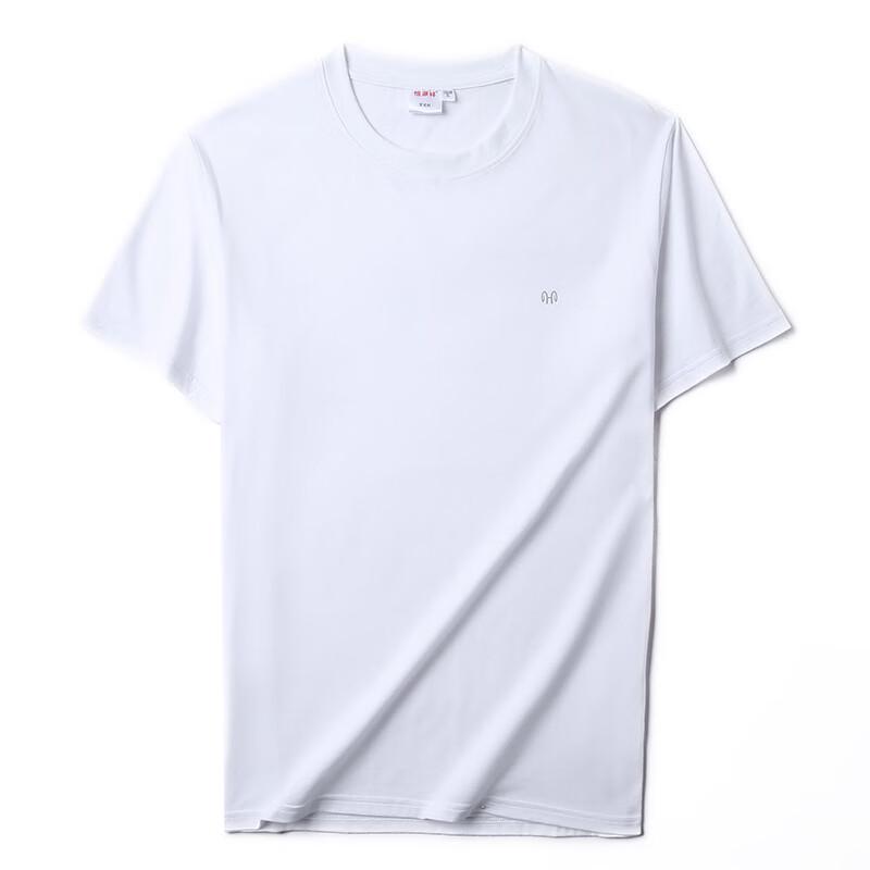 Hengyuanxiang Men s Round Neck Pure Cotton T-Shirt 165/90