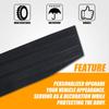 RANSOTO Tailgate Molding Trim Compatible With 2017- Ford F250 F350 F-250 F-350 Super Duty Flexible Flex Step Rear Center Truck Spoiler Protector