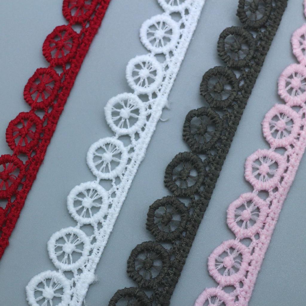 Water Soluble Lace Milk Silk Barcode Embroidery Flower Wedding Dress Home Soft Furnishings Lolita Accessories