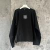 STREETRICH Langarmshirt Geier Logo T-Shirt Herren Damen Locker Schwarz Weiß Oberteile Beste Qualität