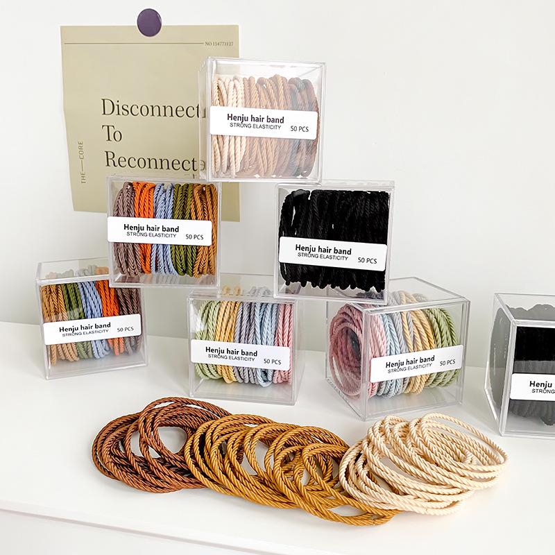 Haargummi mit hoher Elastizität für Frauen - Langlebig, Zupffrei, Sommer 2021