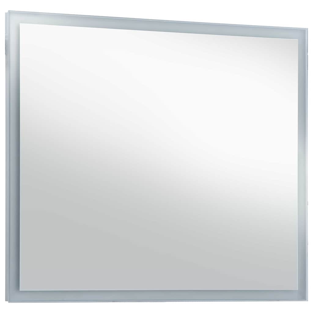 Bathroom Wall Mirror with LED Lights 60 x 50 cm