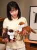 Peluche lontra di simulazione, animali di peluche carini, lontre soffici, bambole peluche, anime, kawaii, morbido, giocattoli da compagnia per bambini e neonati