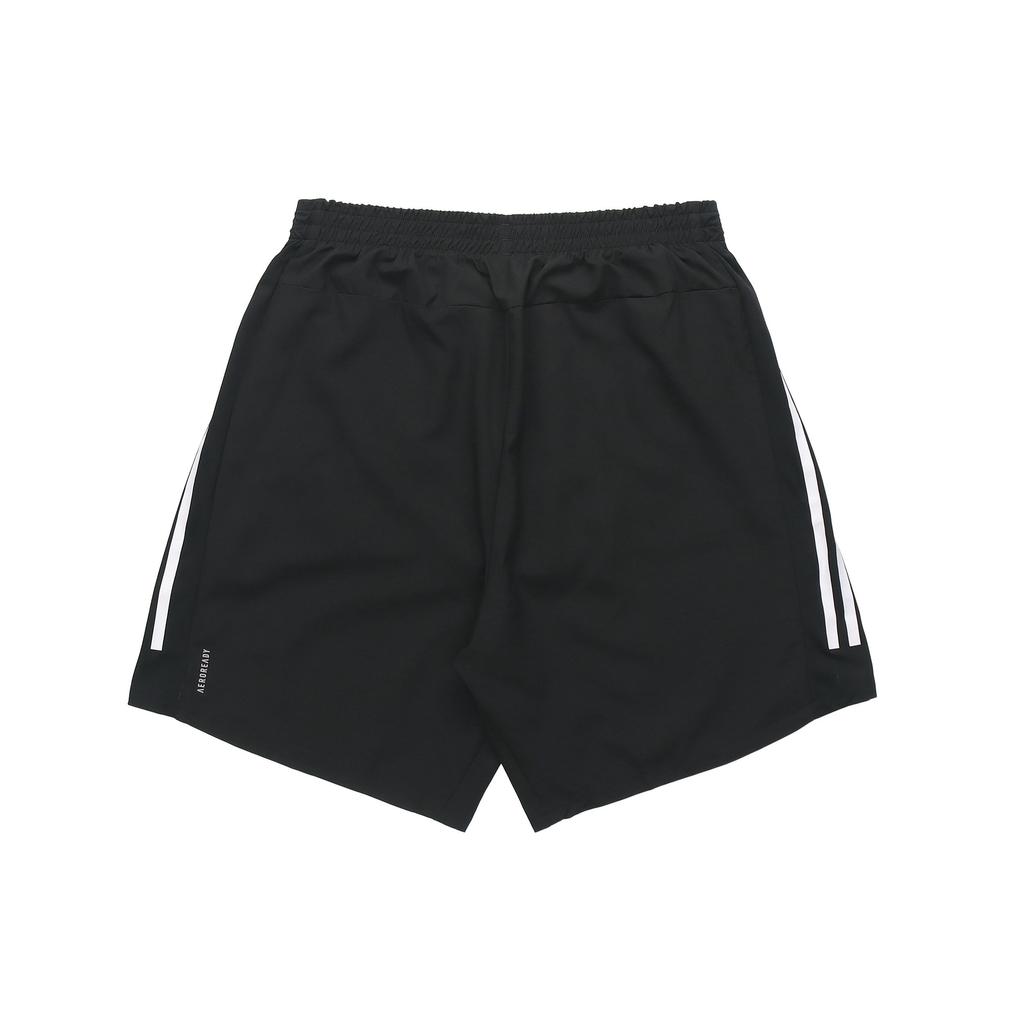 Adidas Reflective Logo Stripe Loose Athletic Shorts Men Shorts Black GQ9352