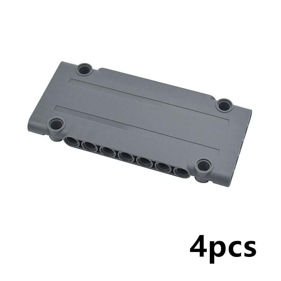 Technical Brick Bulk Modular Toy For MOC High-Tech 4Pcs Particles Panel Plate 5 x 11 x 1 Holes Constructing Blocks 64782 15458