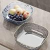 BAILOCK Light Luxury Gold Rim Fruit Plate