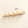 Coat Rack Wall Mount Shelf Entryway Wall Hanger for Towels Wooden Coat Hooks Hook Storage Rack for Bedroom Bathroom Kitchen
