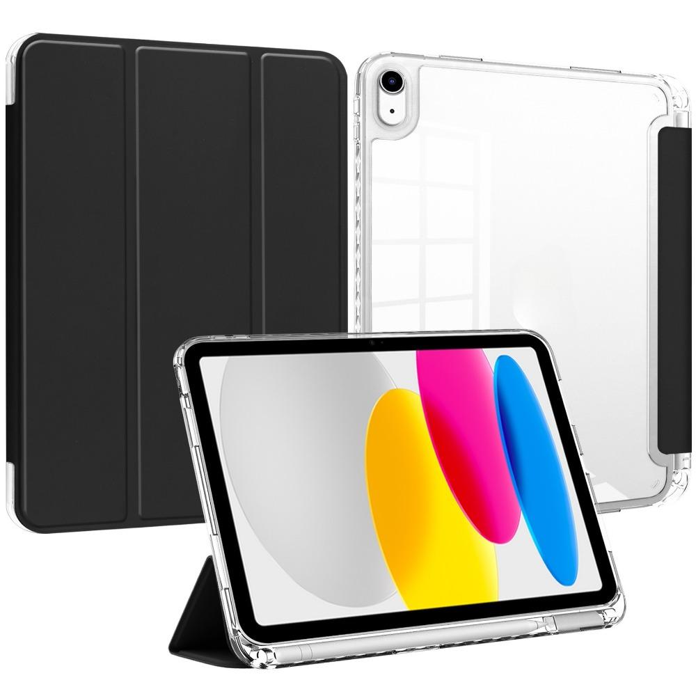 

Прозрачный чехол для iPad Air 6 (модель 2024 года) со слотом для карандаша, конструкция против сгибания для iPad Pro 11 Mini 6 iPad mini6 2021 чёрный